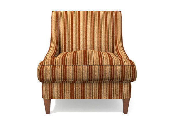hickory white 4613-01 3d max - Hickory White 4613-01 armless chair by 3dlibrary